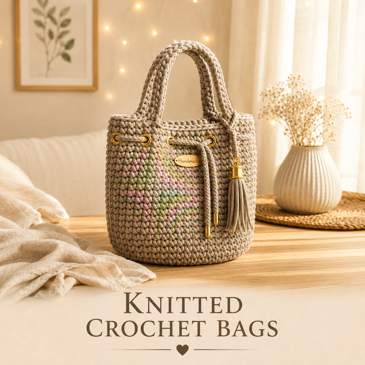 Knitted Crochet Bags