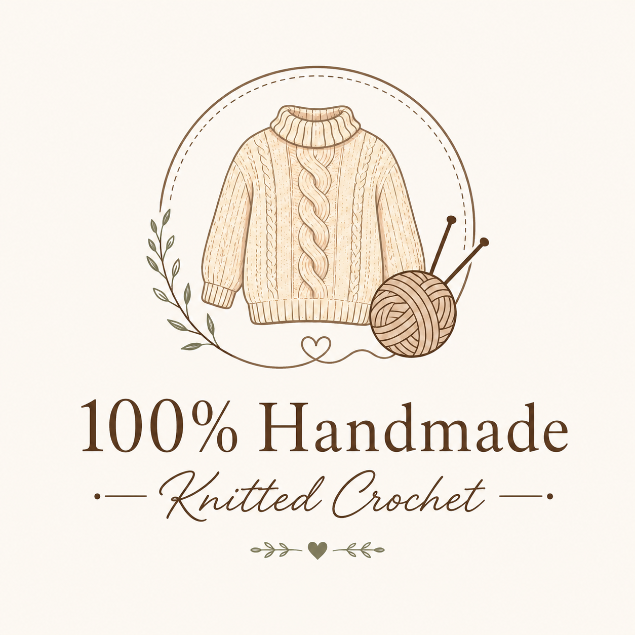 100% Handmade Knitted Crochet