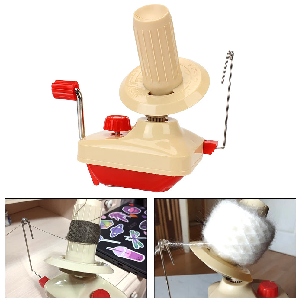 Manual Handheld Yarn Winder For DIY Sewing Thread Skein Making