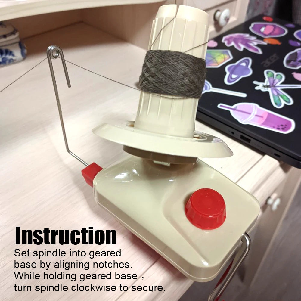 Manual Handheld Yarn Winder For DIY Sewing Thread Skein Making