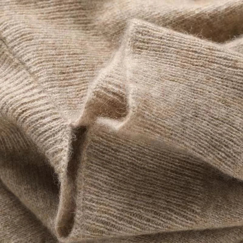 100 Percent Wool Women Knitted Shawl Scarf Warm Knitwear Cloak Wrap