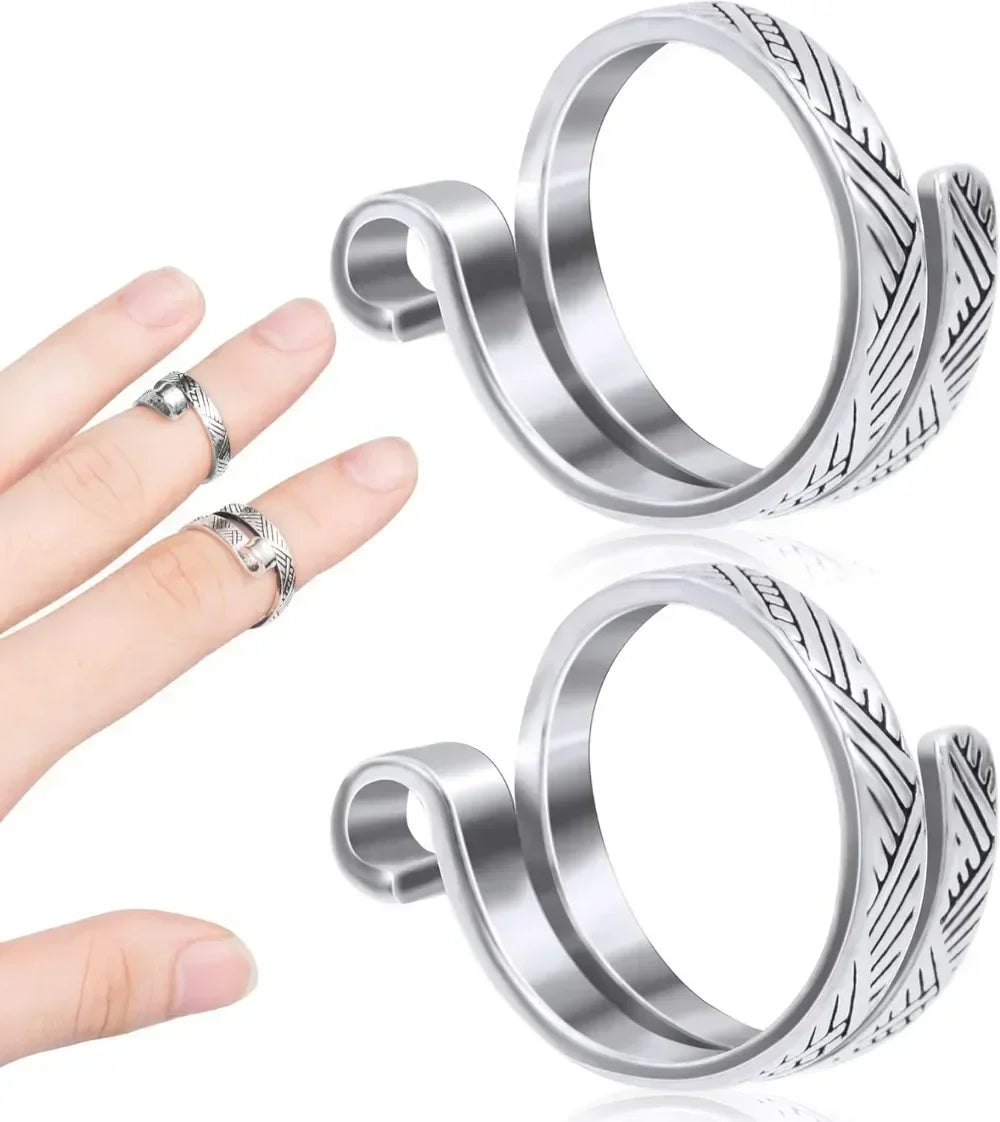 Adjustable Crochet Tension Ring For Beginners Cat Themed Yarn Guide Ring