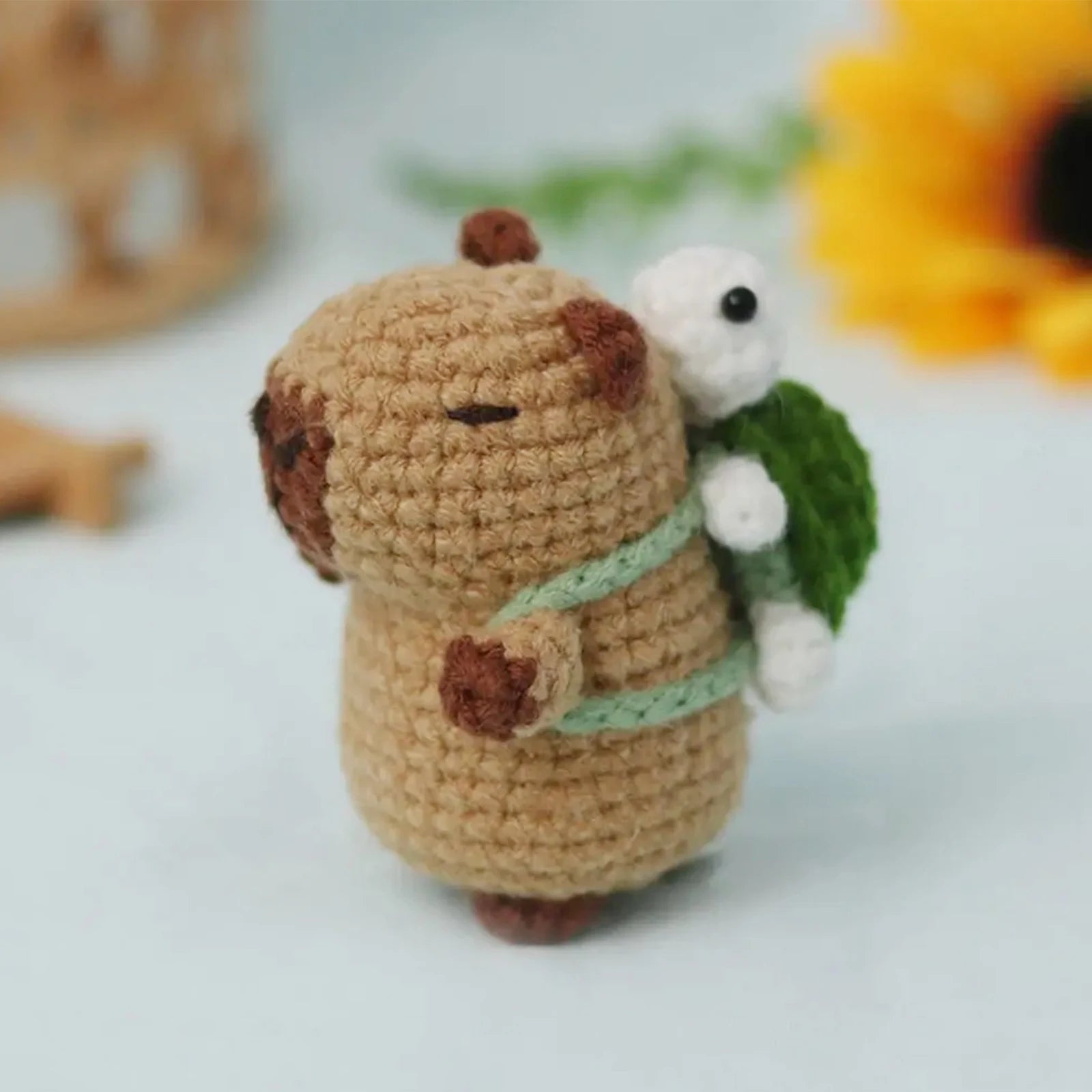 Capybara Crochet Kit For Beginners Cute Animal Crochet Set Christmas Gift