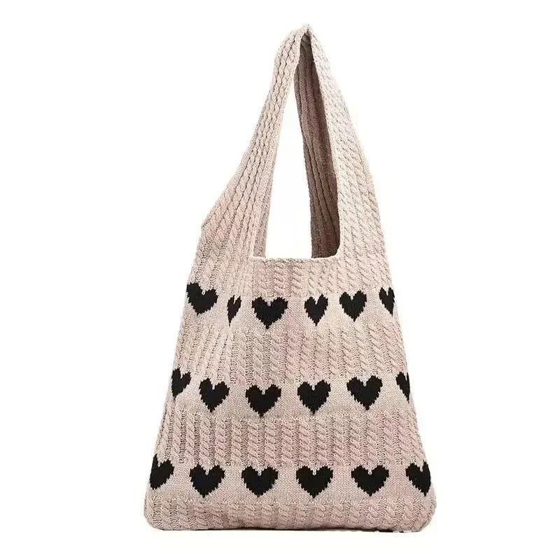 Summer Knitted Designer Tote Bag For Women Large Capacity Shoulder Handbag
