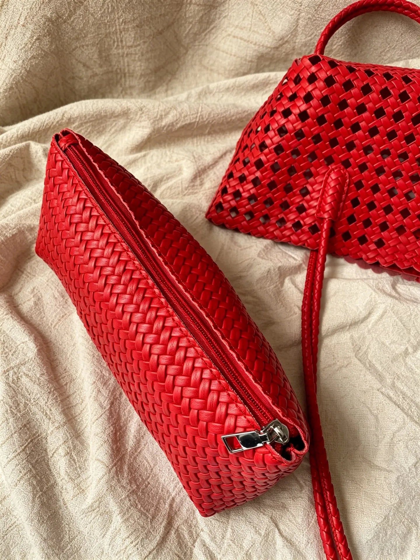 Elegant 2026 Vacation Basket Bag Hollow Out Shoulder Tote Handbag Unisex