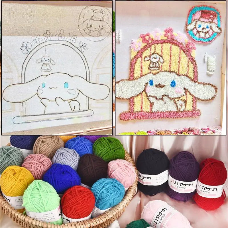 Fil de Coton Lait 4 Plis Anti-Peluche 25g Fil Doux pour Tricot et Crochet Foulards