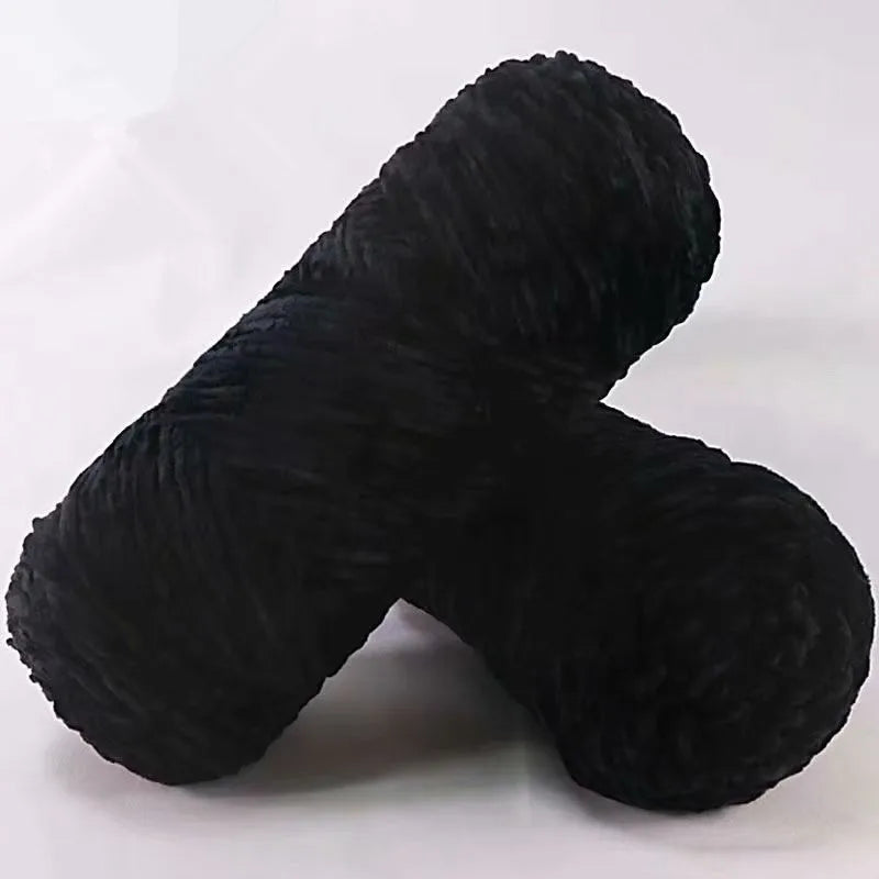 Fil de polyester velours 100g 130m Chenille peluche Amigurumi pour Tricot Dauphin