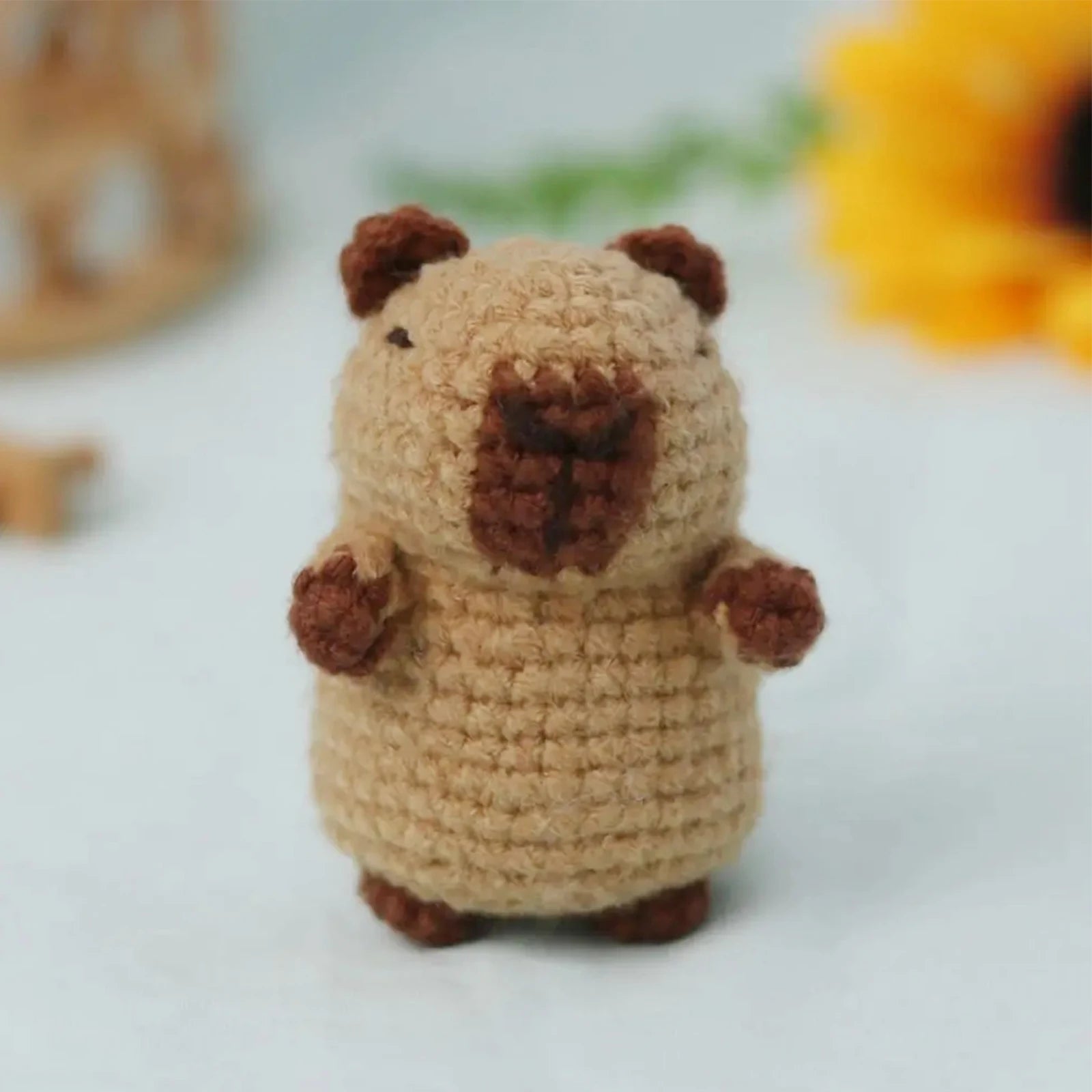 Capybara Crochet Kit For Beginners Cute Animal Crochet Set Christmas Gift