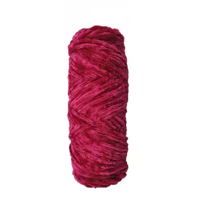 Fil de polyester velours 100g 130m Chenille peluche Amigurumi pour Tricot Dauphin