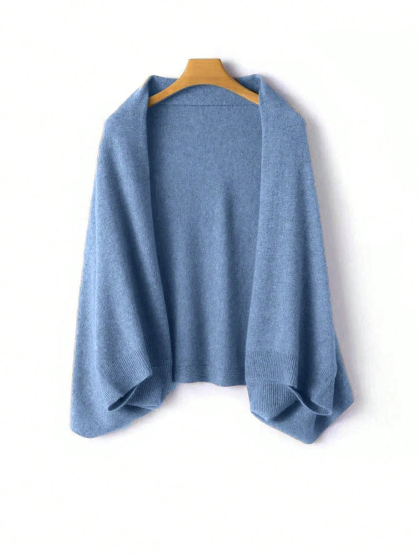 100 Percent Wool Women Knitted Shawl Scarf Warm Knitwear Cloak Wrap