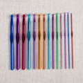8 Piece Crochet Hook Set Metal Handle Colorful Aluminum Sizes 2mm To 3.5mm