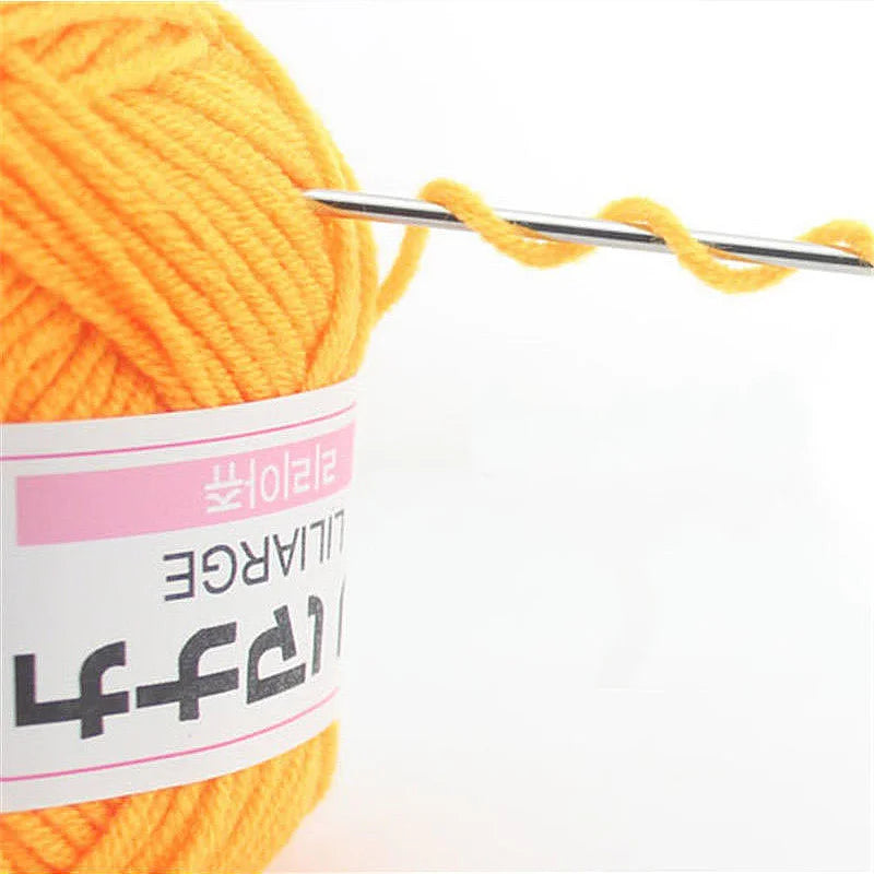 DIY Baby Milk Soft Cotton Wool Yarn For Knitting And Crochet Thick Velvet Fiber
