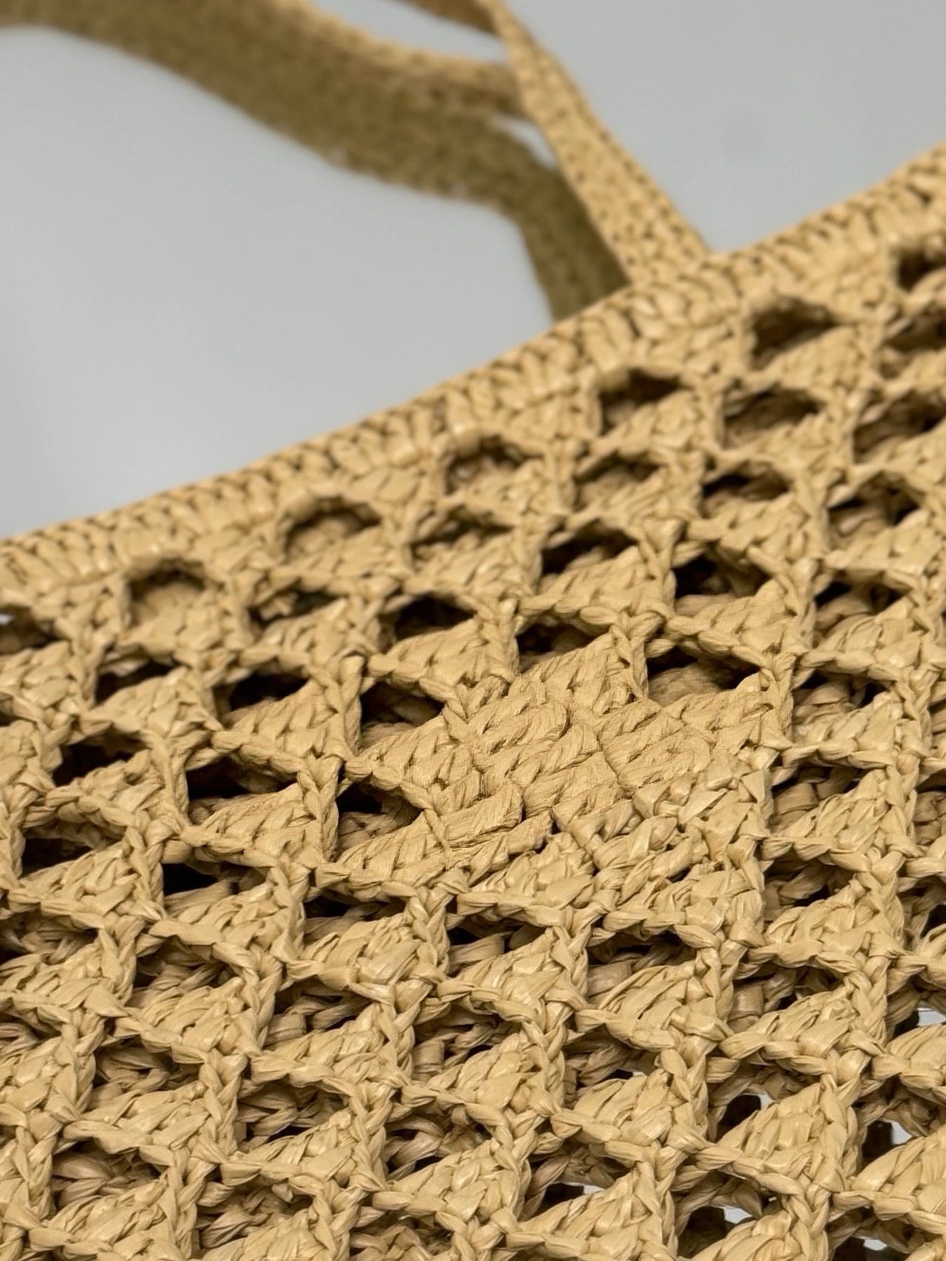 Sac fourre-tout de plage décontracté à bandoulière en crochet de luxe pour femmes 2026