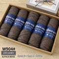 500g Coarse Alpaca Wool Yarn With Polyester Blend For Warm Sweaters